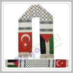 Türkiye Filistin Saten Taraftar Atkısı
