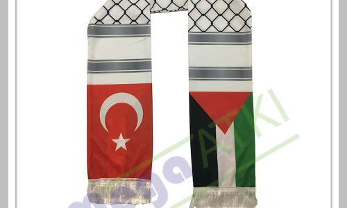Türkiye Filistin Saten Taraftar Atkısı